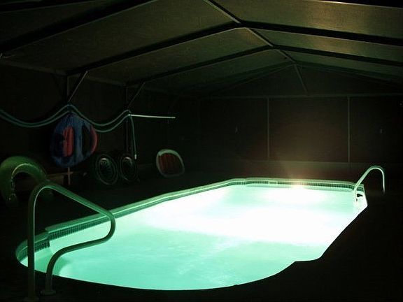 Phinizy Oaks pool/night