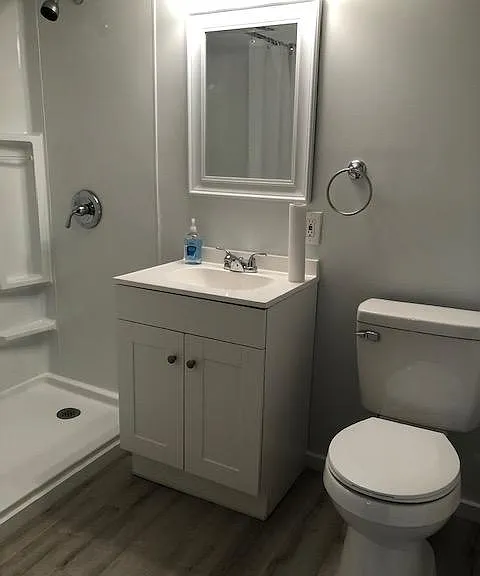 Basement bathroom