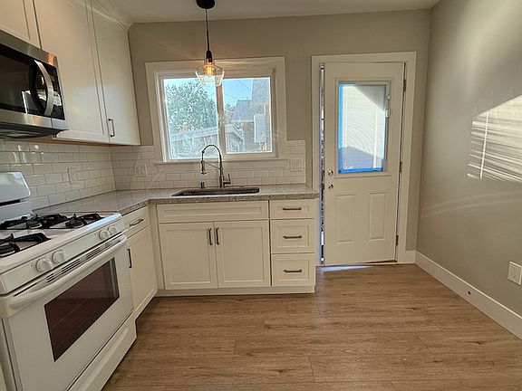 Kitchen looking at front door