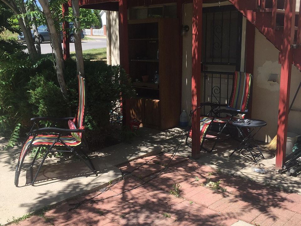 Back door and porch