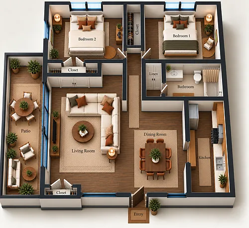 Floor plan 807 210