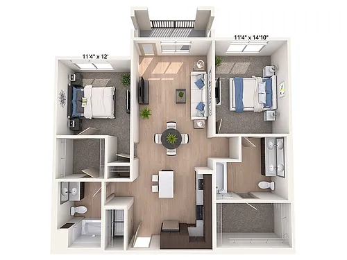 Floor plan B10-F-Esp