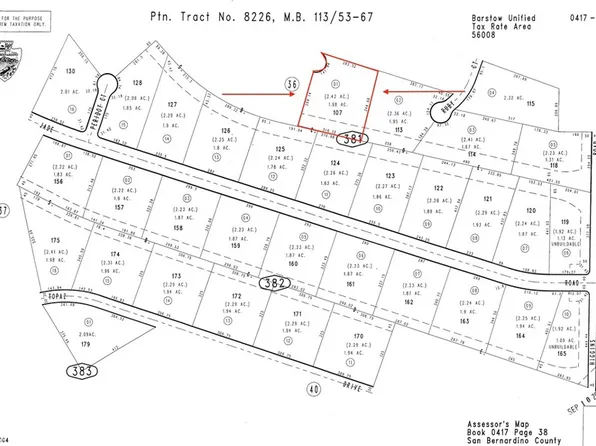 0 Garnet Ave Lot 107, Barstow, CA 92311