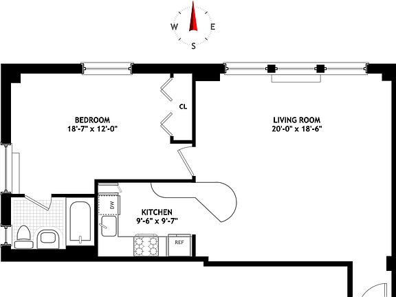 2nd image of 54 W 74th St APT 404