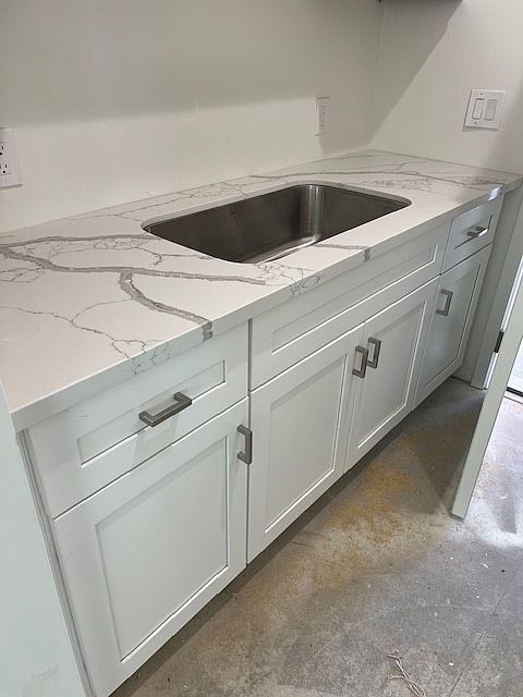 sink in laundry room and mud room