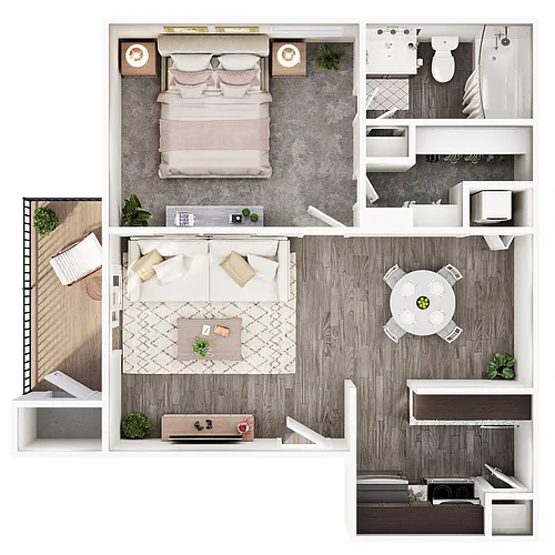 Floor plan The Falls - A1