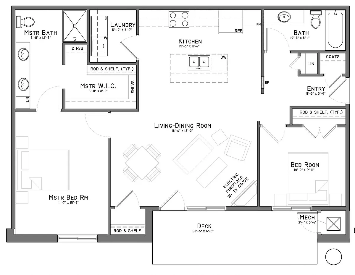 Floor plan Nemaha (C3-55)