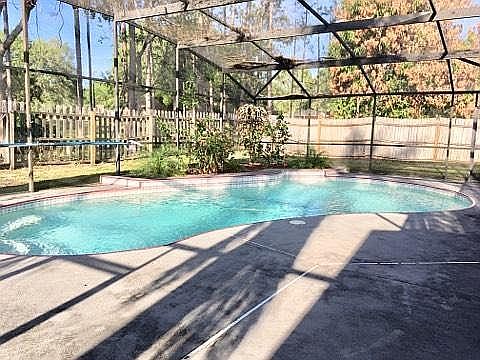 Screened pool and patio