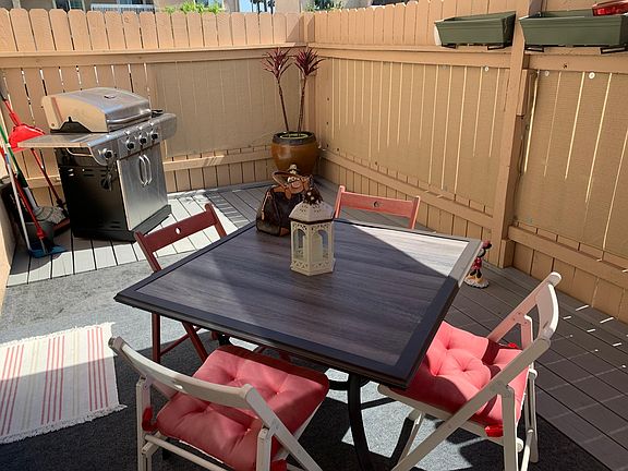 Patio off the kitchen