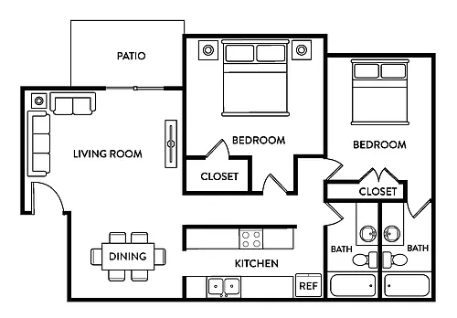 Floor plan B3
