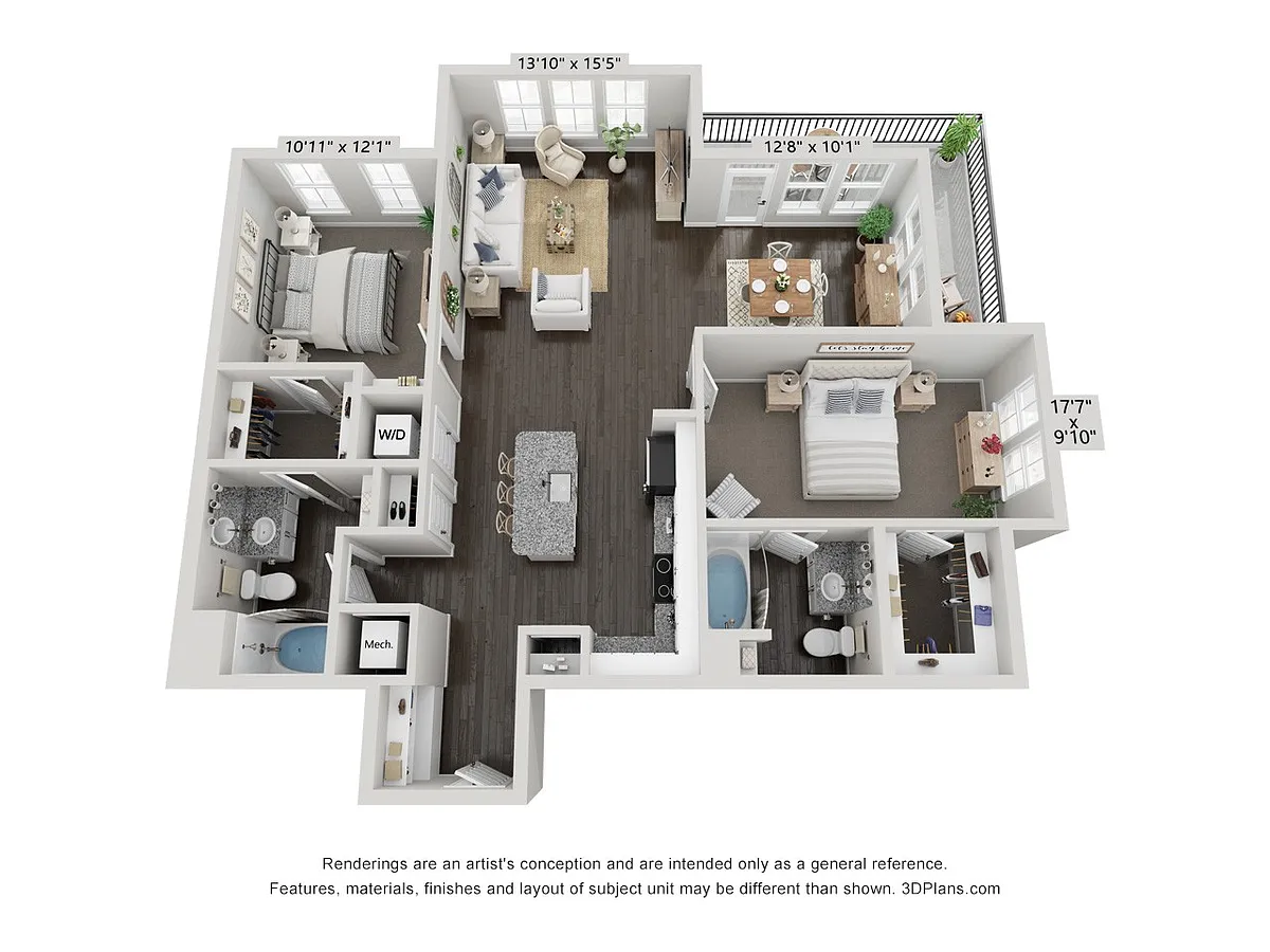 Floor plan B3A