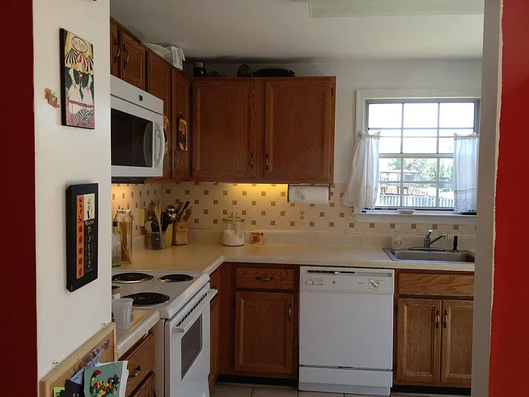 View into Kitchen from Dining Room