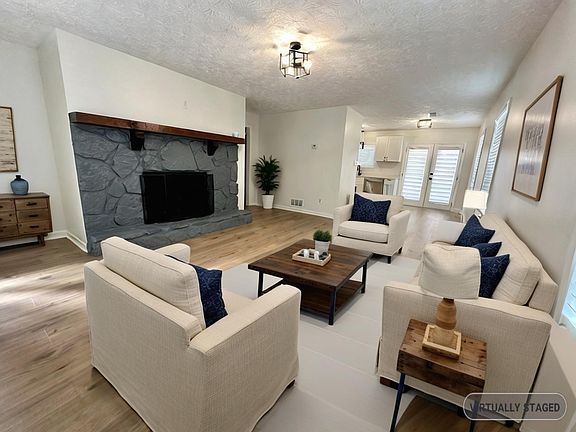 Living room virtual staging