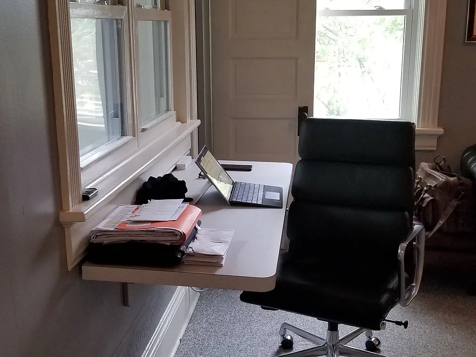 Office/study counter, retractable