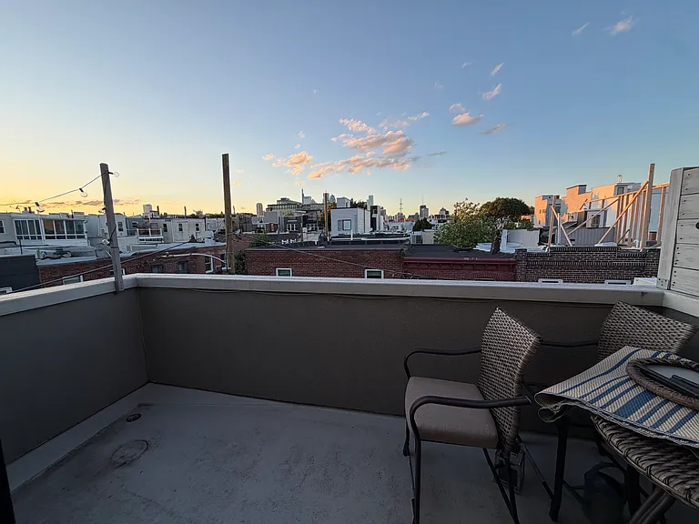 Balcony with Philadelphia skyline view off the Master bedroom