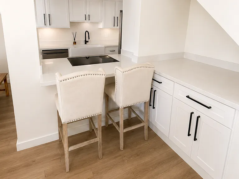 Extra Storage and Hosting Space Under the Stairs
