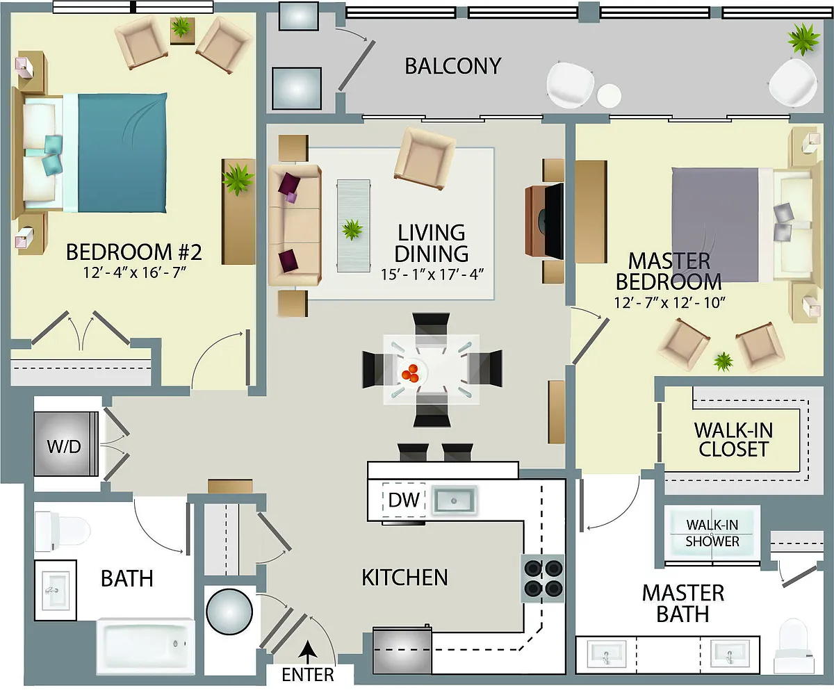 Floor plan Clubside C3