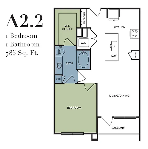Floor plan A22