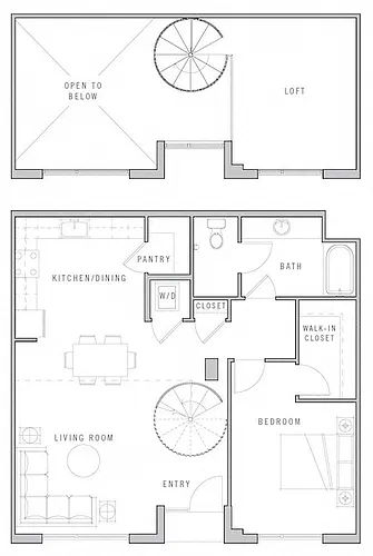 Floor plan Townhome 3