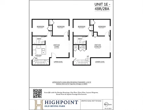 Floor plan 4 Bed 2 Bath
