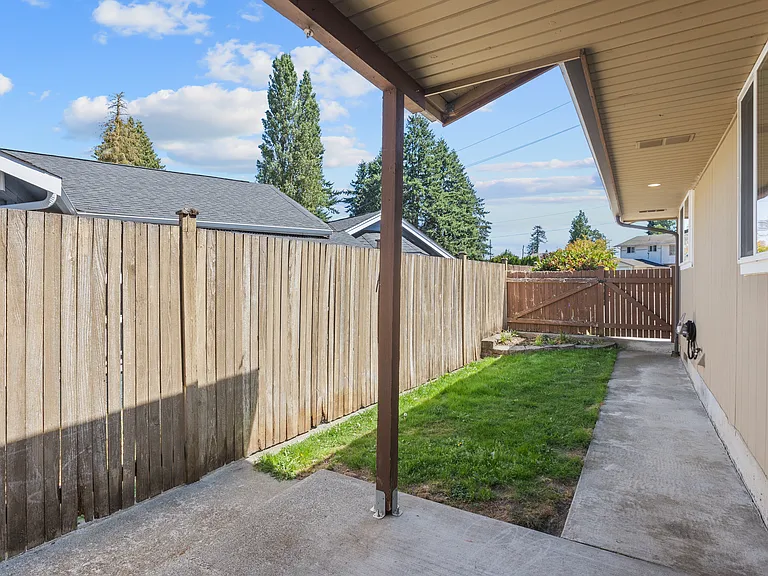 Outdoor backyard and patio
