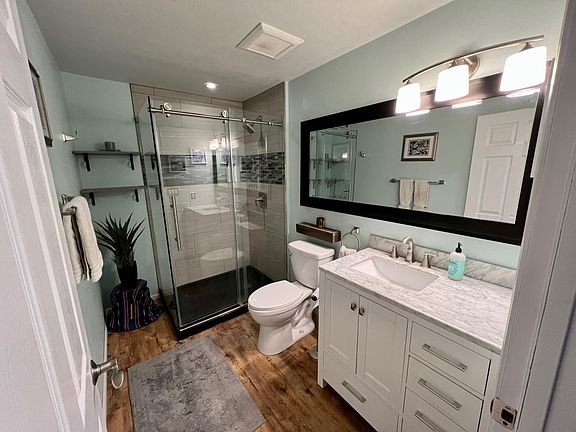 Remodeled downstairs bathroom