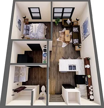 1 Bed Suite 1 Bed Suite