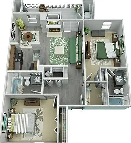 Tempranillo- Two Bedroom, Two Bath Tempranillo- Two Bedroom, Two Bath