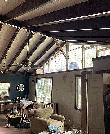 Open beam ceilings