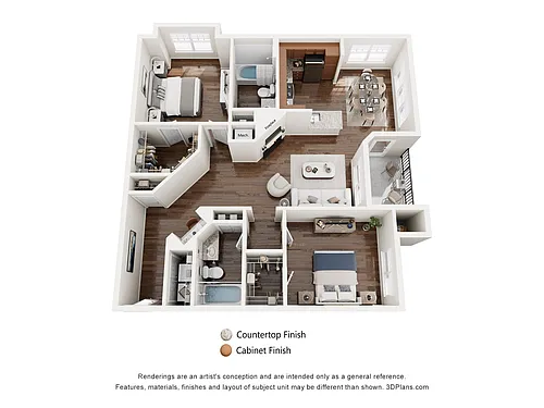 Floor plan Magnolia - Renovated