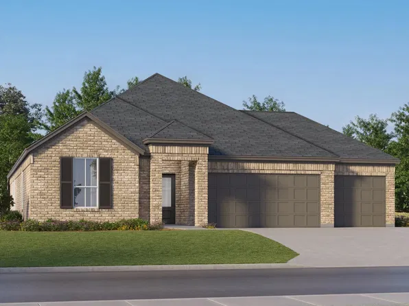Elton w/ 3 Car Garage Plan, Foree Ranch : Classic 3 Car Collection