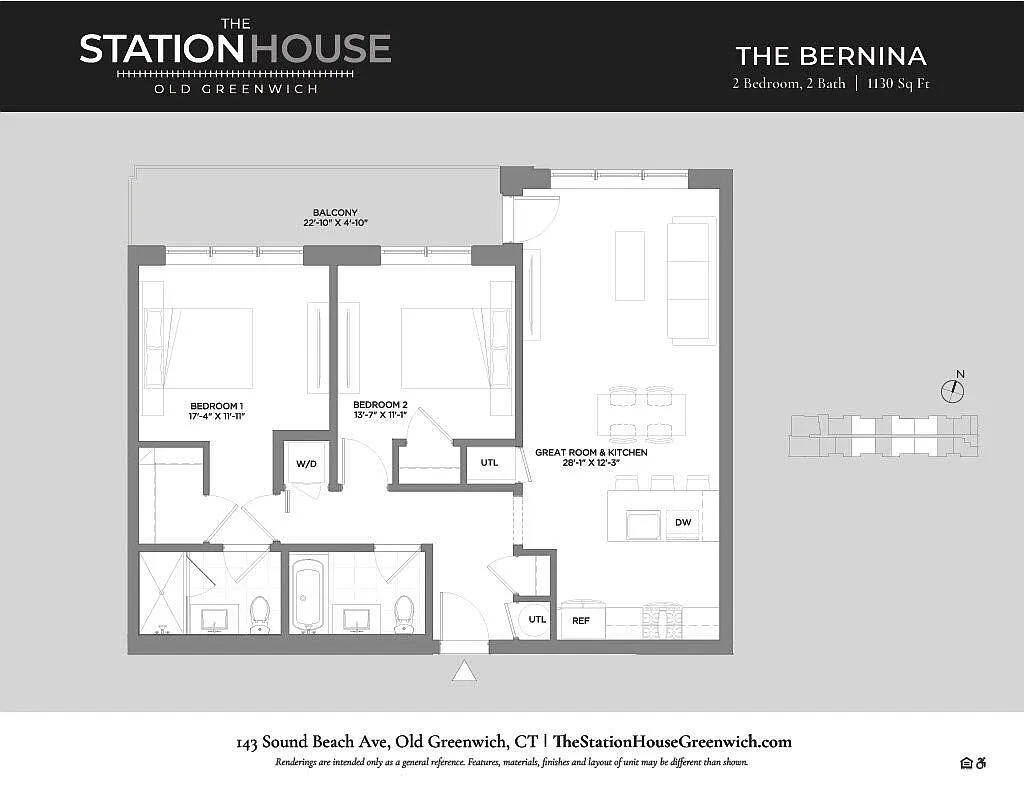 Floor plan The Bernina