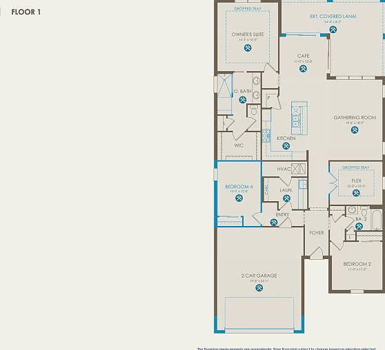 Mystique Floor Plan, Quick Move-in Home, Floor 1
