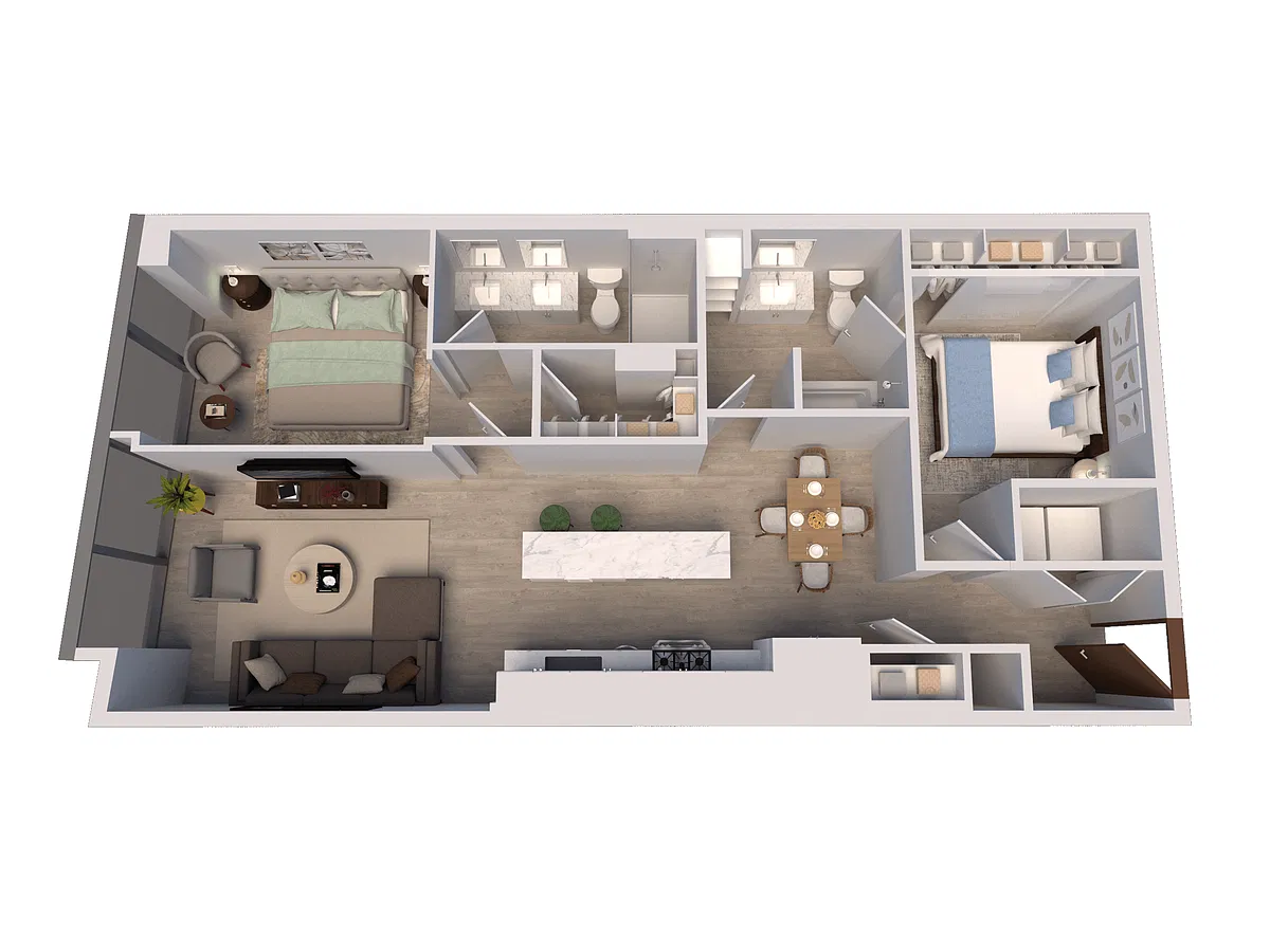 Floor plan B16