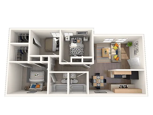 Floor plan Three Bedroom