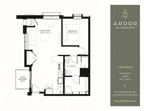Floor plan Caraway