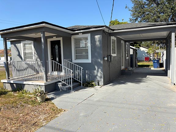 Right front of the house