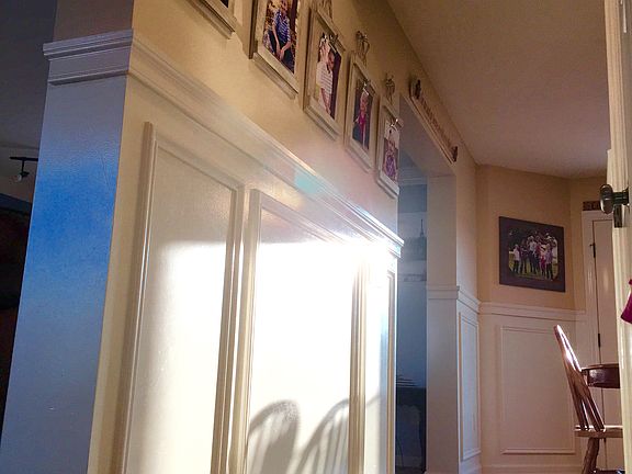 Lower level finish work 