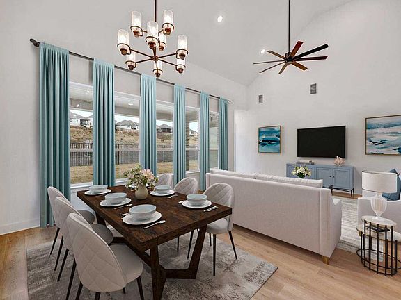 Family Room Dining Room