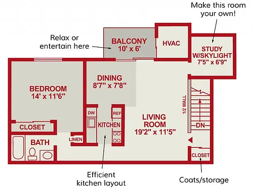 Floor plan Sparrow