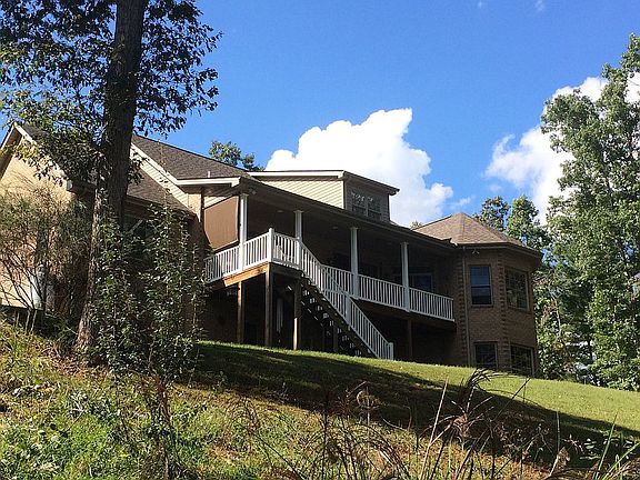 Between porch and dock