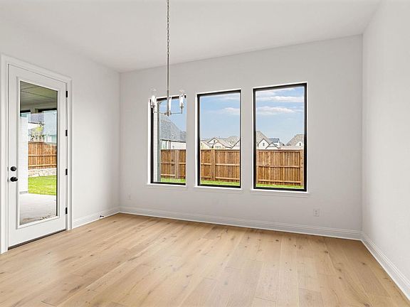 Spacious casual dining room