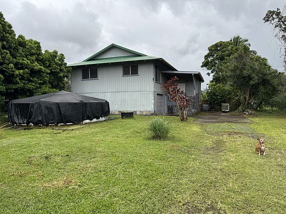 Home is set quite a way back from the street.