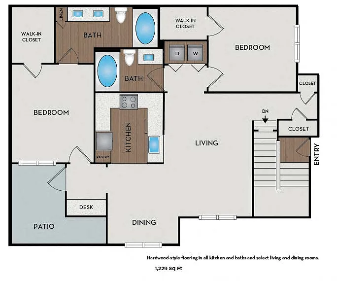 Floor plan Waverly