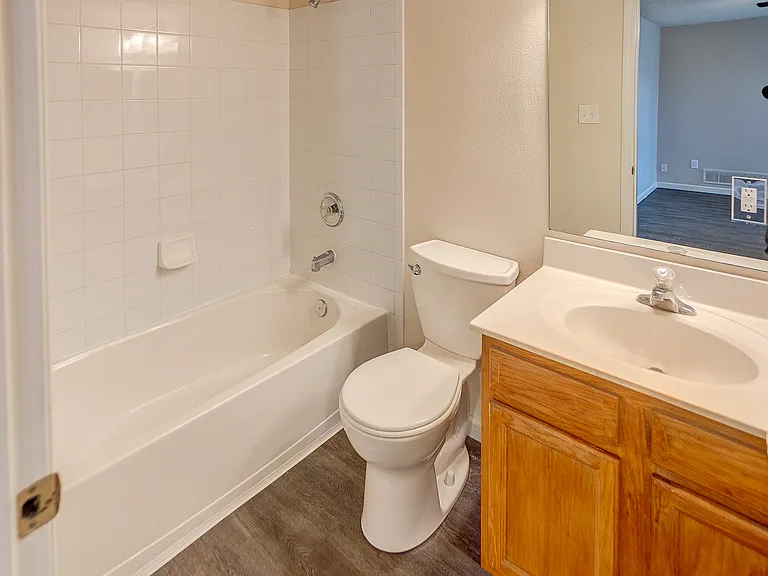 Primary bedroom- full bathroom