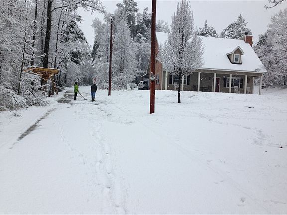 Last winter - view fr street