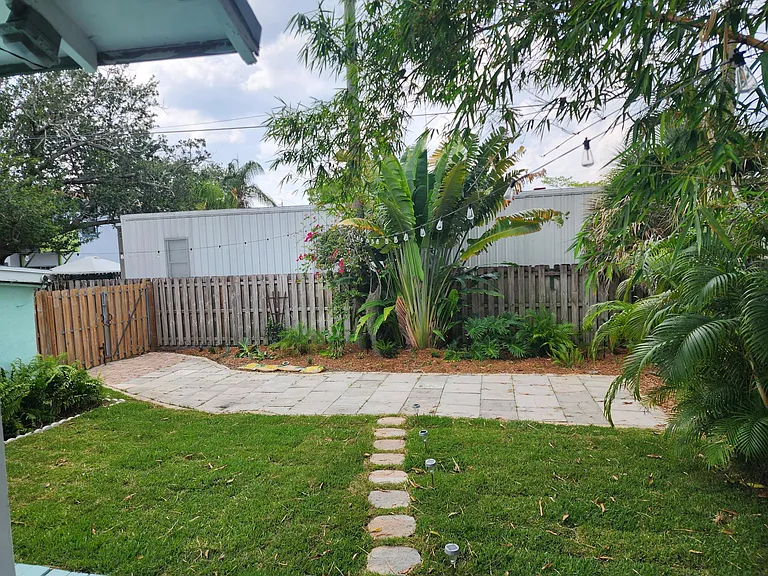 Separate entrance with driveway that fits up to 2 cars
