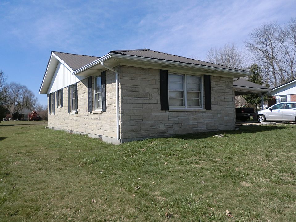 left front end of huse