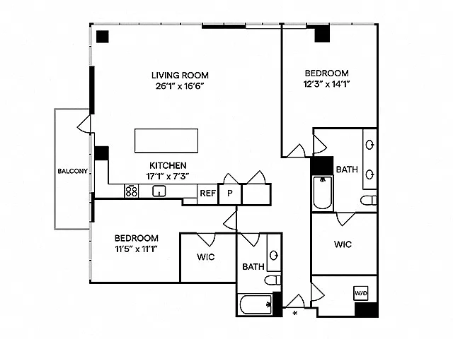Floor plan B8
