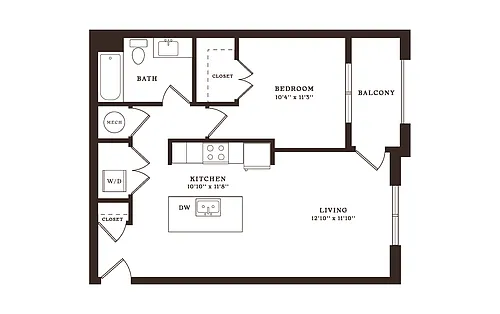 Floor plan Landing